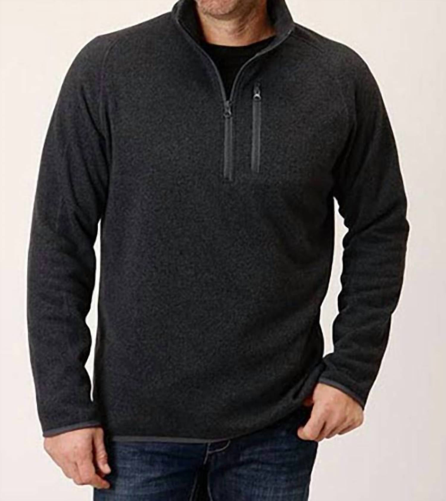 Stetson - Men's 1/2 Zip Sweater Knit Shirt