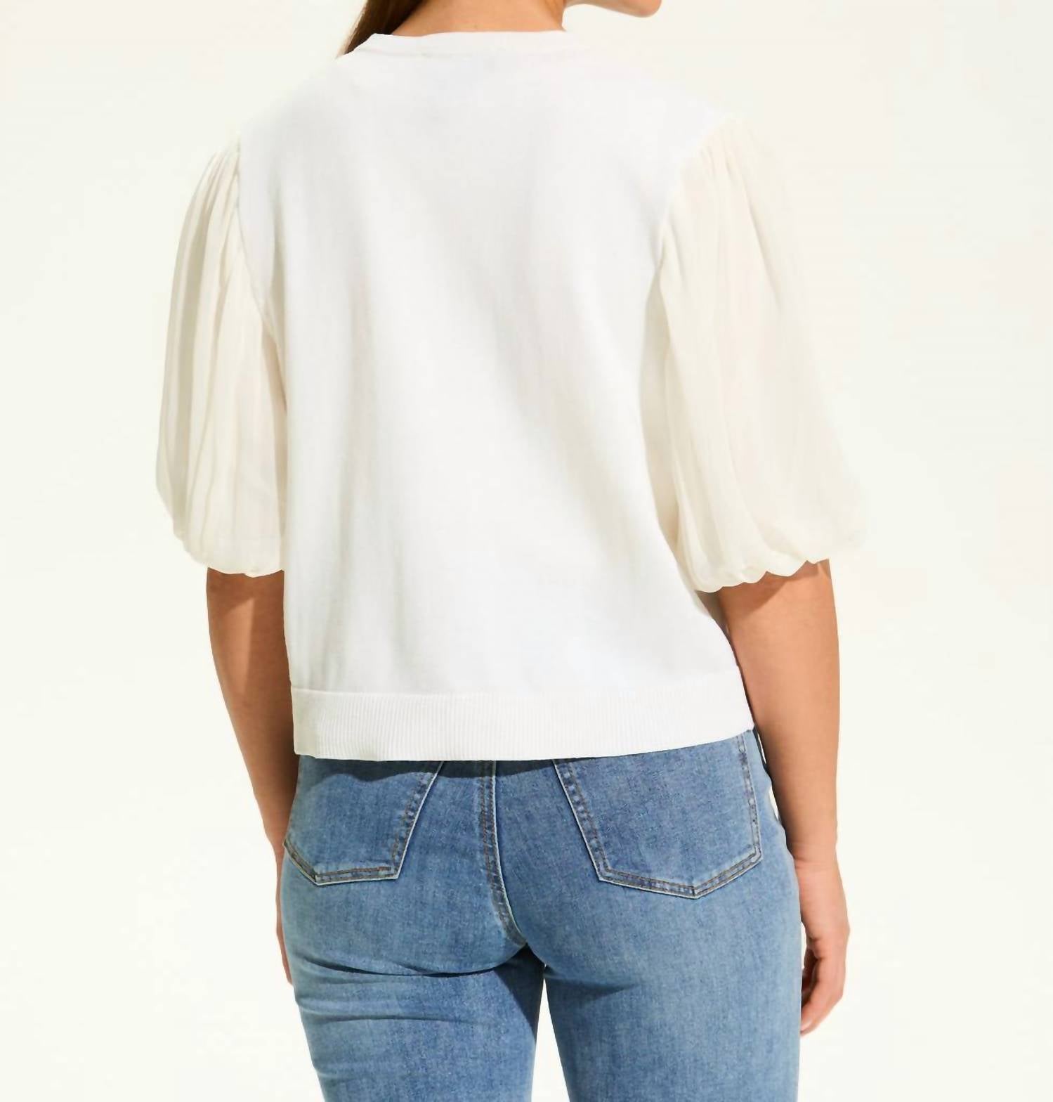 Fdj - Elbow Sleeve Cardigan