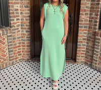 Entro - Jersey Knit Midi Dress
