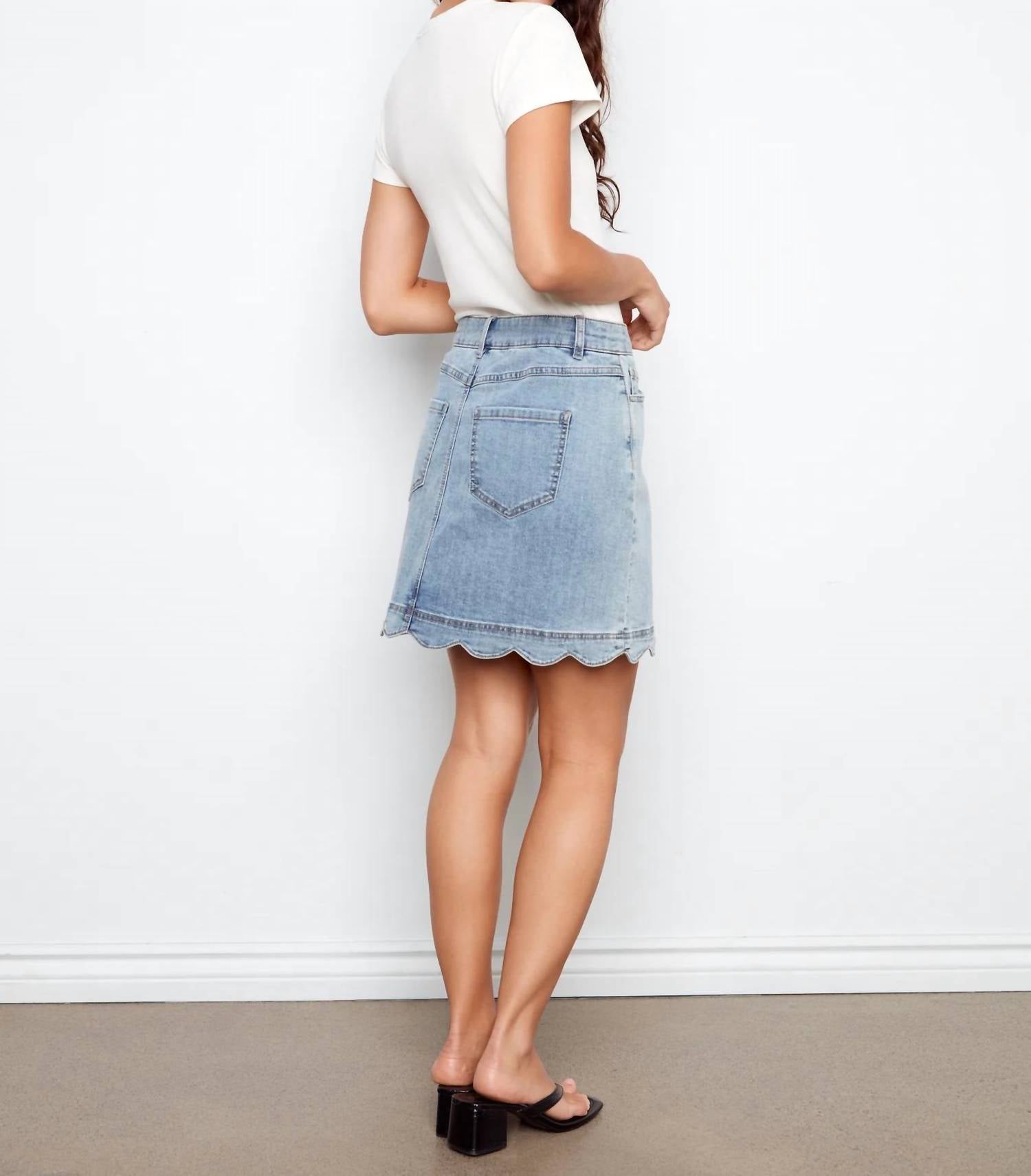 Charlie B - Denim Skort
