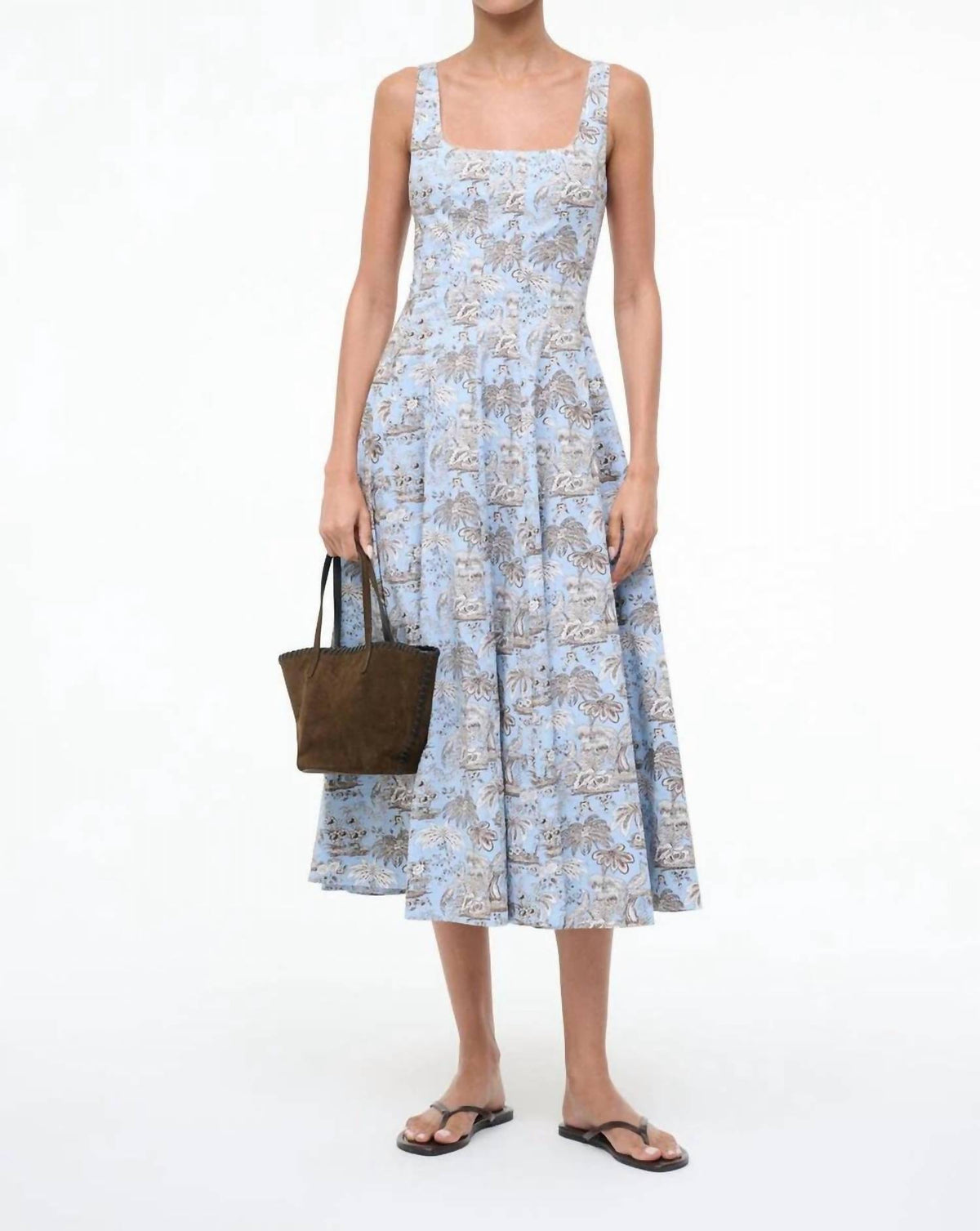 Staud - Wells Corset-style Panel Dress