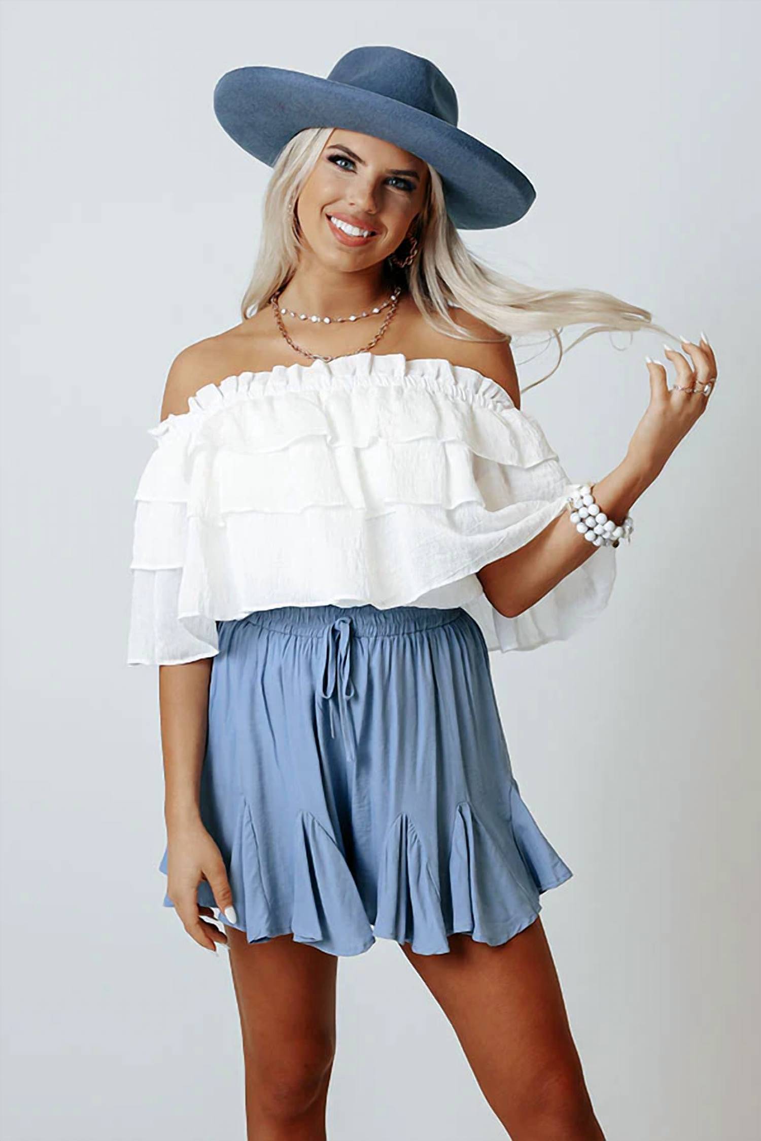 Entro - Hamptons Summer Ruffle Top