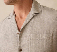 Faherty - Short-sleeve Breeze Camp Shirt
