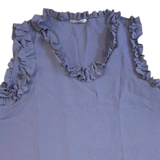 Jodifl - Women's Sleeveless Ruffle Top