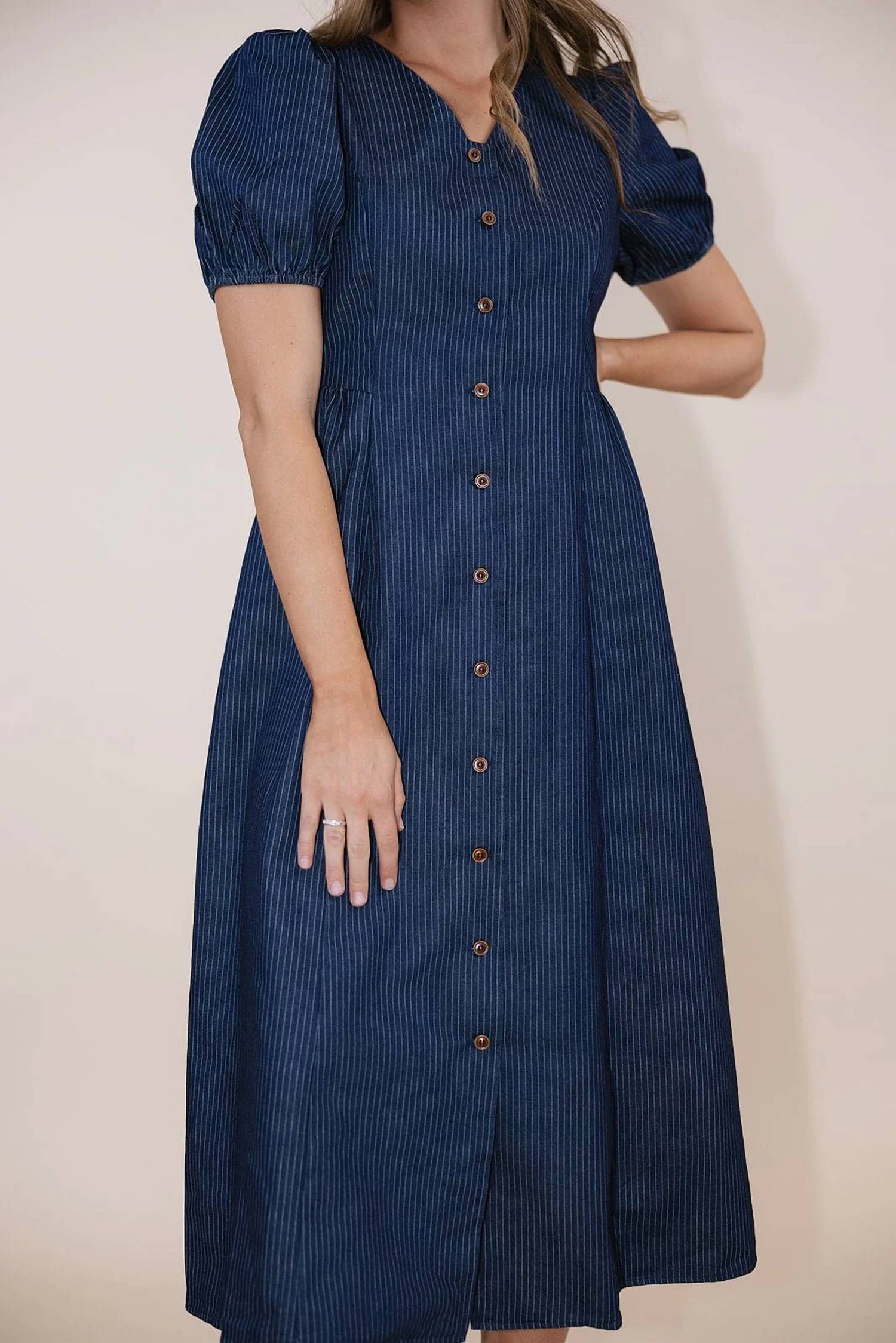Polagram - Kollyns Pinstripe Dress Dress
