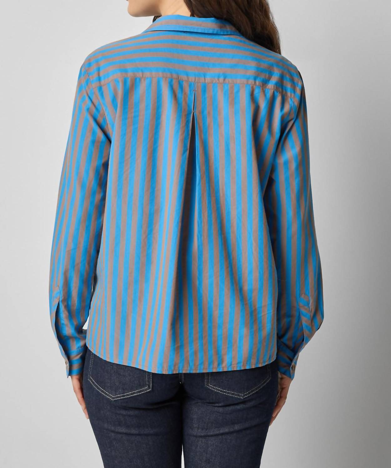 Lilla P - Striped Button Down Shirt