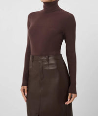 Toccin - Valeria Rib Knit Turtleneck Sweater