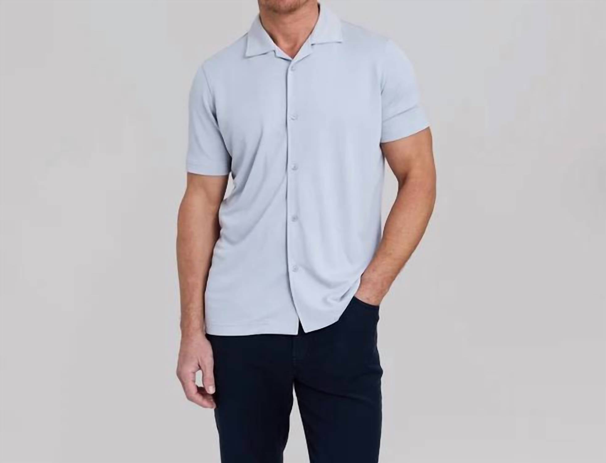Rye51 - Brody Double Knit Short Sleeve Cabana Shirt