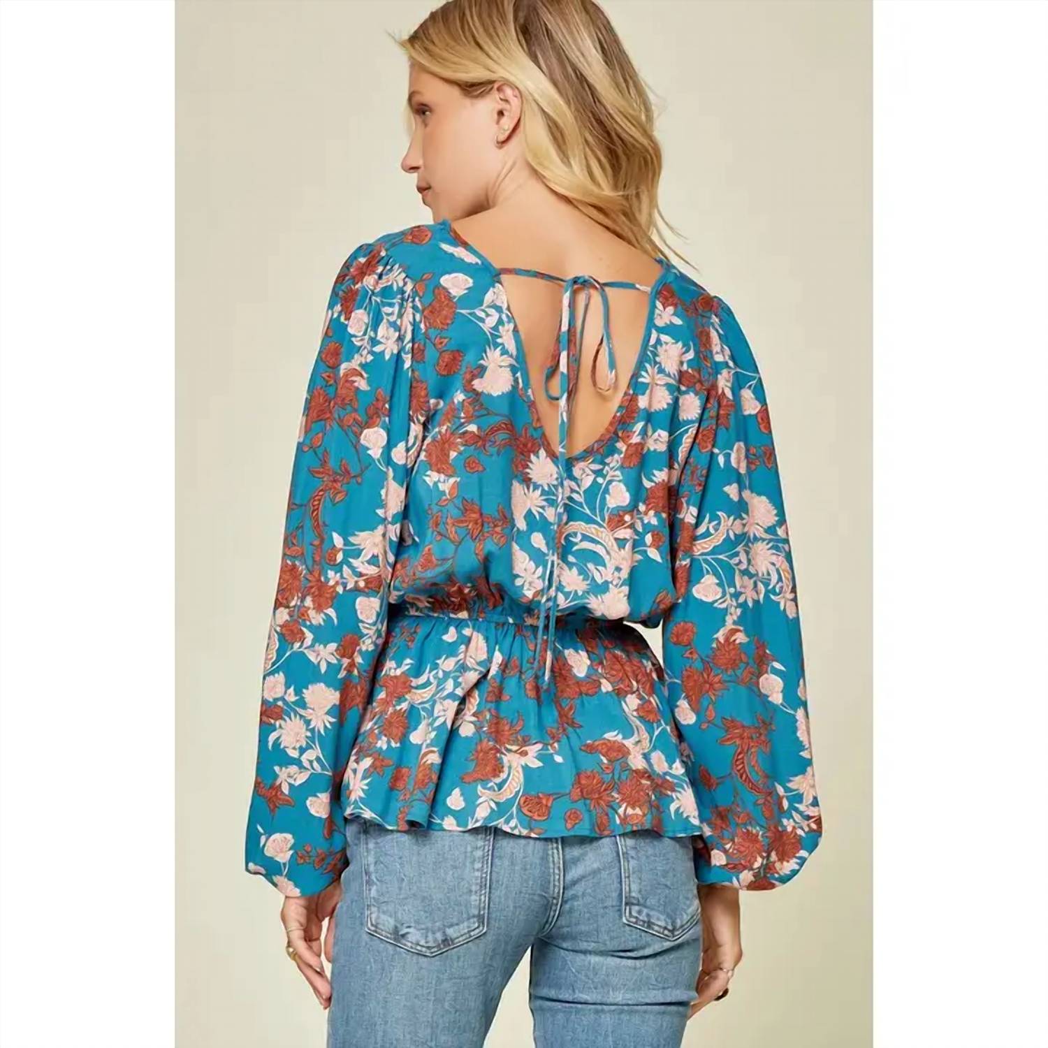 Andree By Unit - Balloon Sleeve Babydoll Blouse