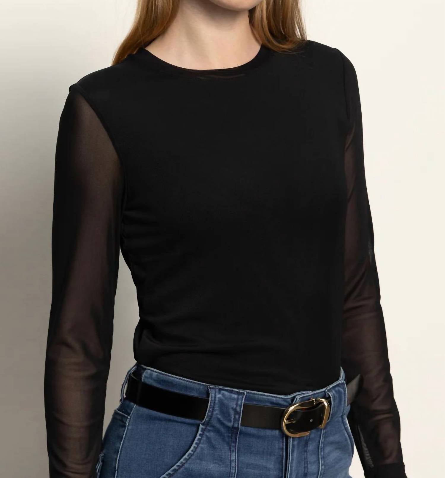Sanctuary - Long Sleeve Perfect Mesh Tee