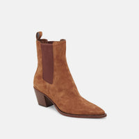Dolce Vita Women's Shadie Boots in brown - women's shoe - detail view