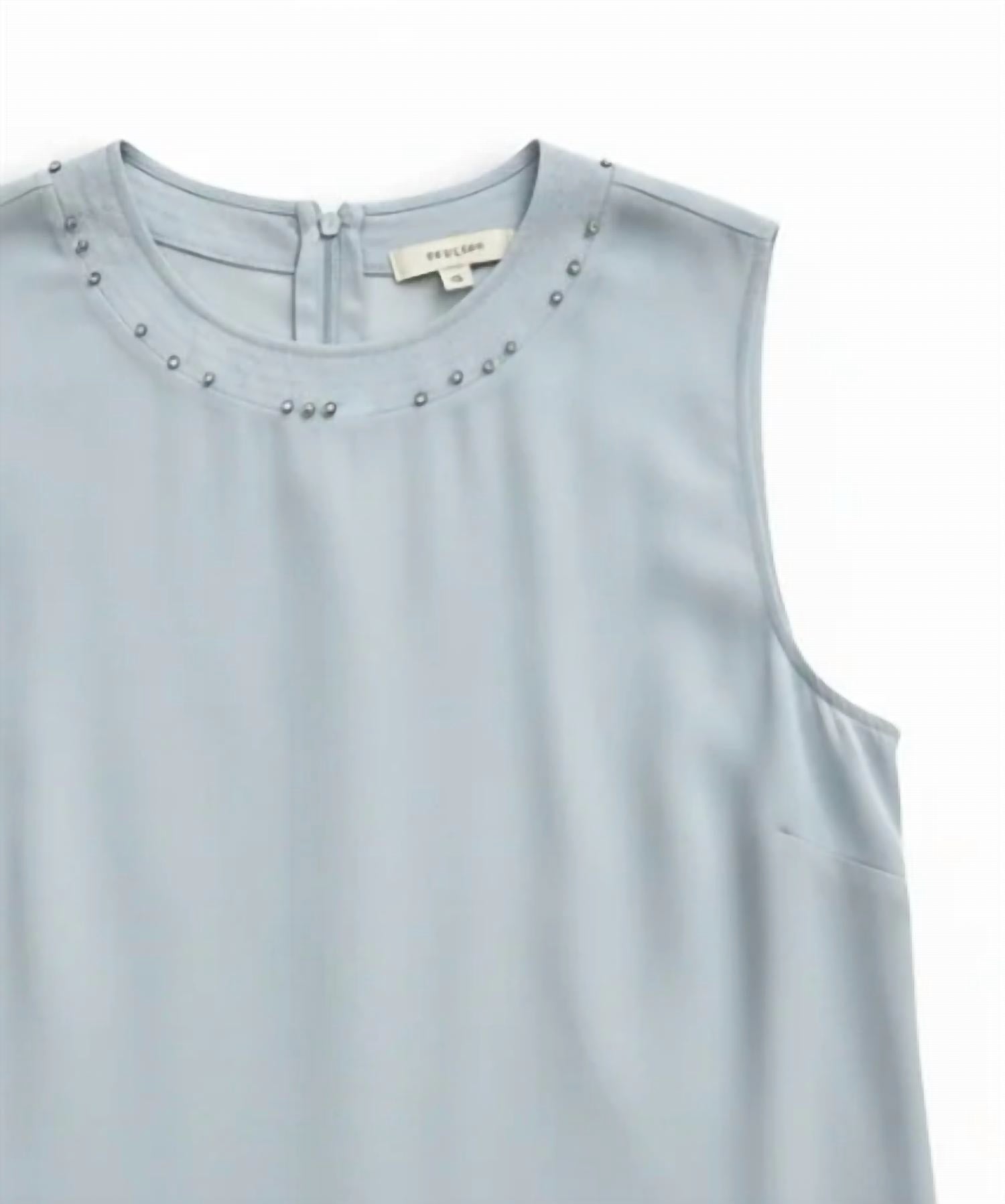 forte forte Women's Carousel Des Sylphes Top in nebbiolina - women's tank top - detail view