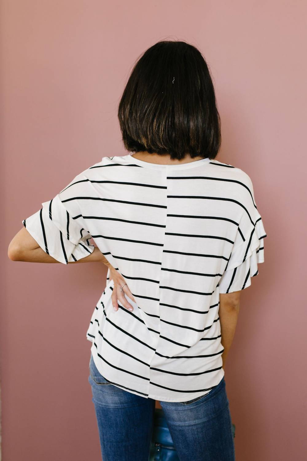 Twice As Nice Striped Top