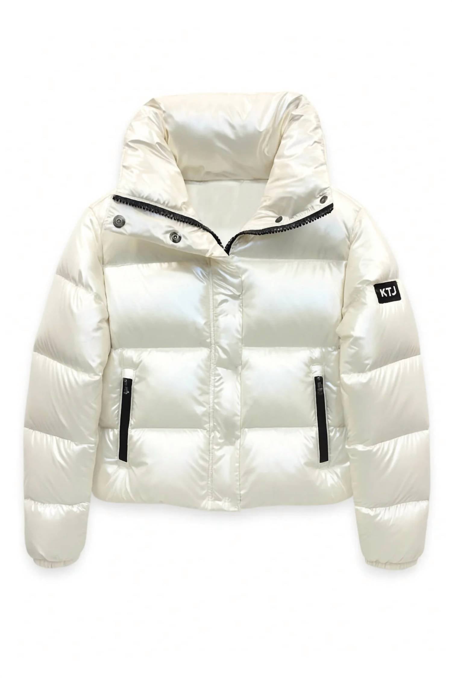 Katie J NYC Girls Jennifer Jacket in opal irredescent - kids' jacket - view 4
