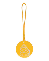 Salvatore Ferragamo Embossed Palazzo Spini Feroni Leather Charm in light yellow - women's item