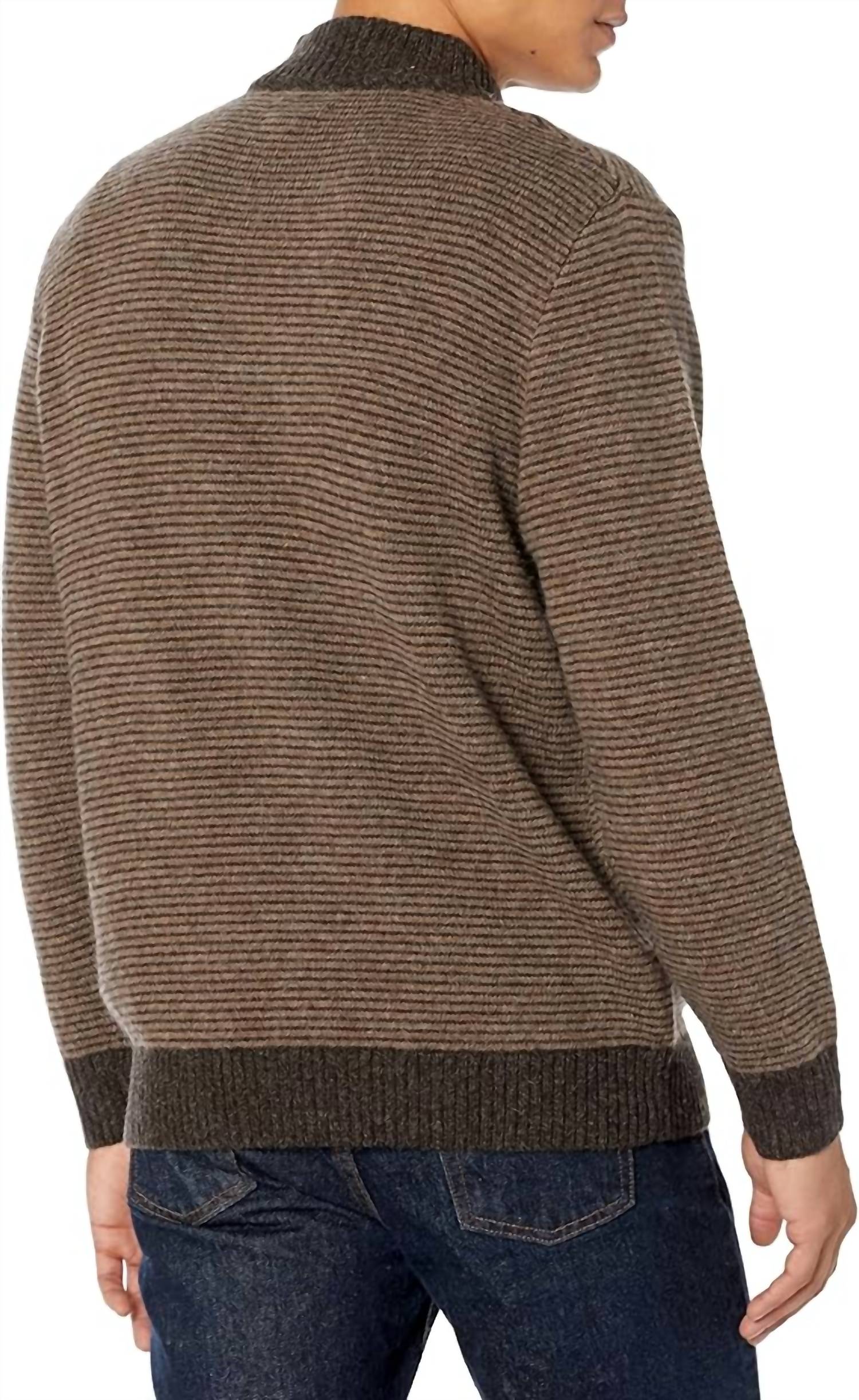 Pendleton - Shetland Wool Half Zip Sweater