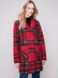 Charlie B - Plaid Bouclé Jacket