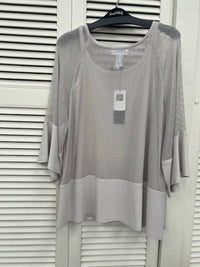 Joseph Ribkoff - Women's Dual Fabric Fishnet Tunic