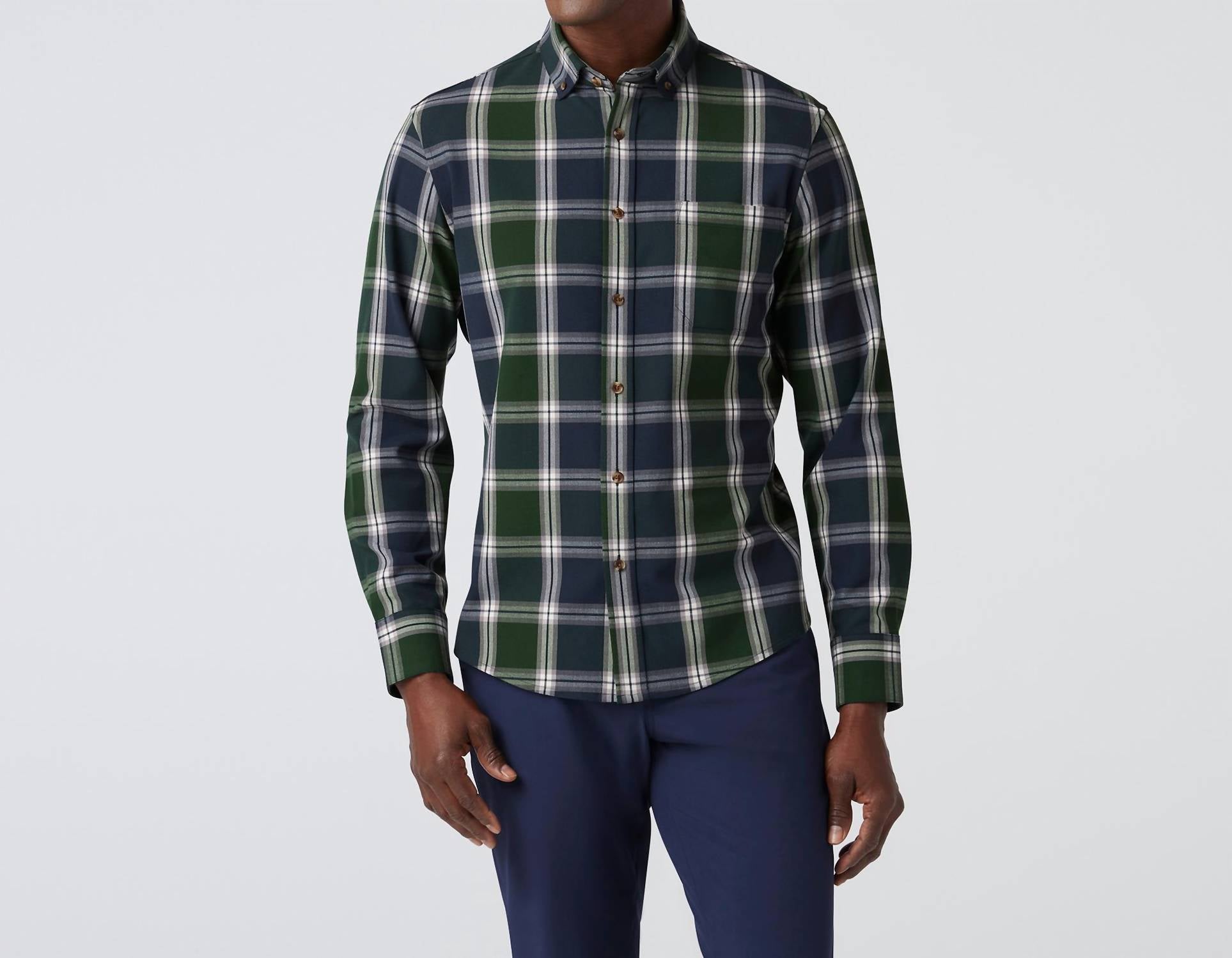 Mizzen + Main - City Flannel Plaid Shirt