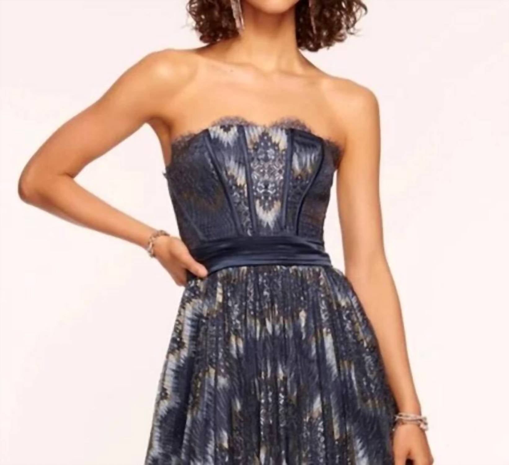 Ramy Brook - Paisley Lace Trim Dress