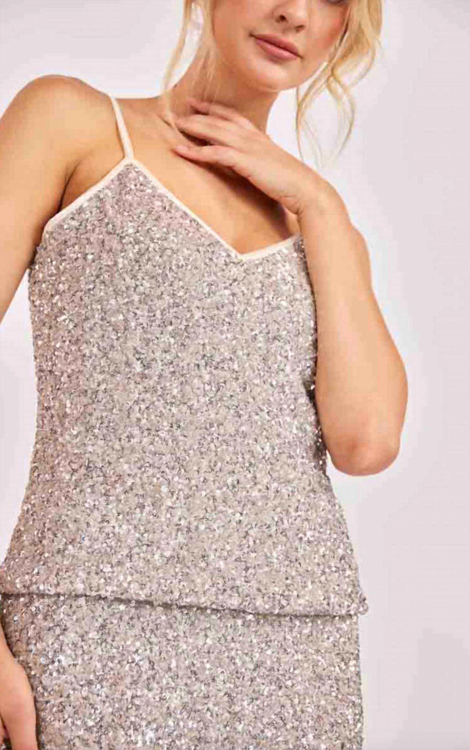 Sadie & Sage - Luster Sequin Cami Top
