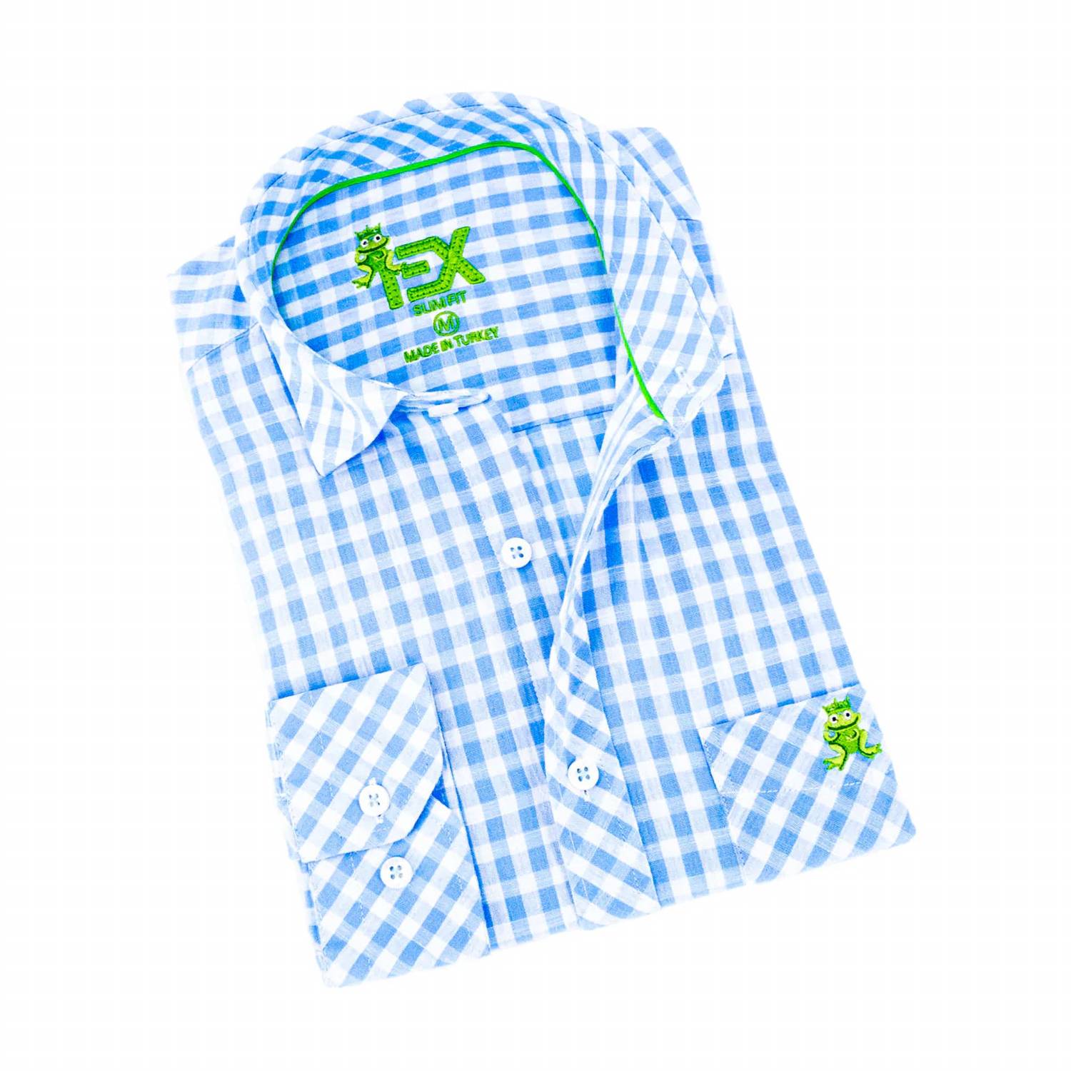 Eight X - Men's Harvard Yard Frog Linen Shirt