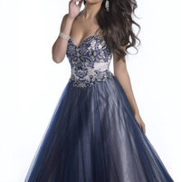 Karishma Creations - Strapless Maxi Prom Dress