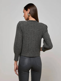 L'Agence - Talulla Jeweled Button Cardigan