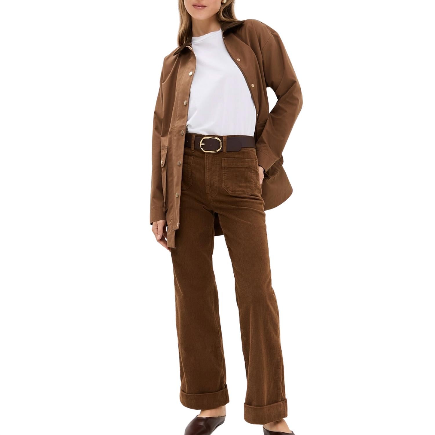 Frame - 70's Cropped Wide Leg Pants