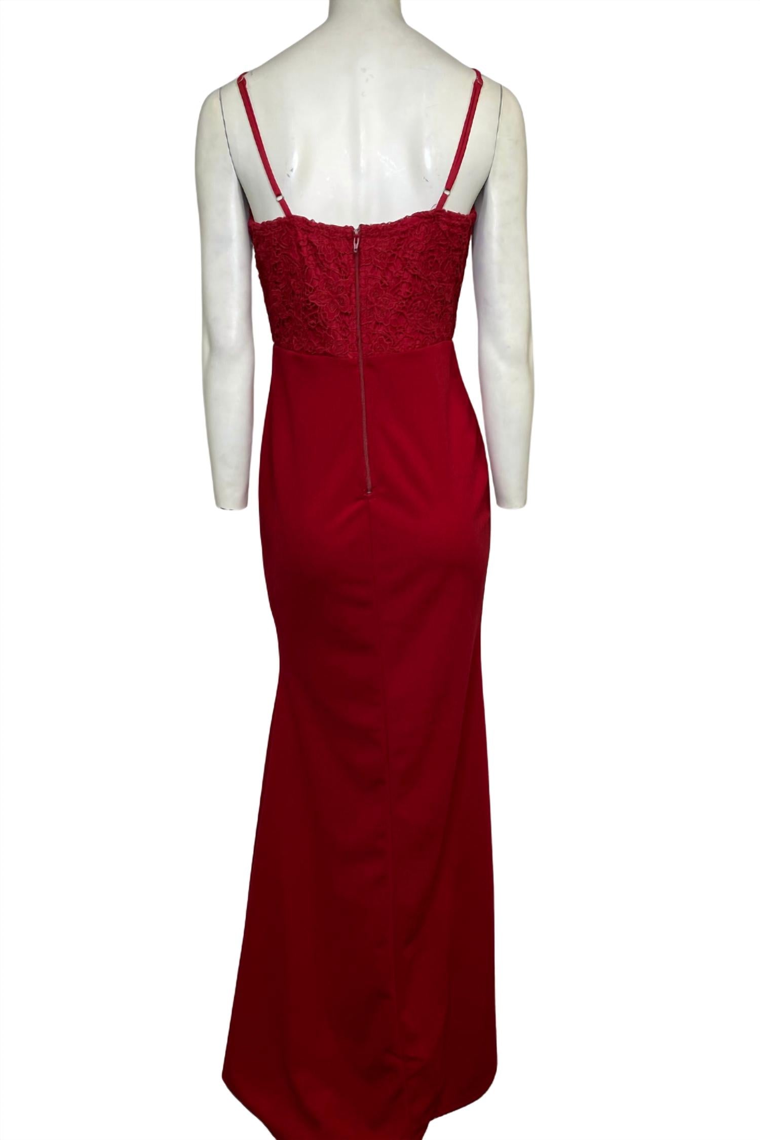 Trac - Red Maxi Dress