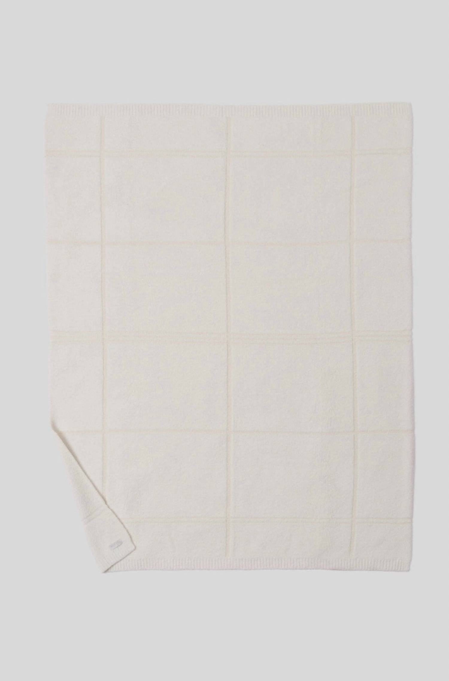 Barefoot Dreams - Cotton Tonal Plaid Throw Blanket