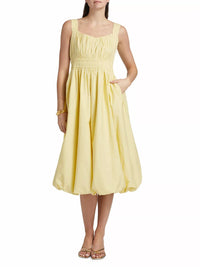 Sea - Emmet Poplin Midi Bubble Dress
