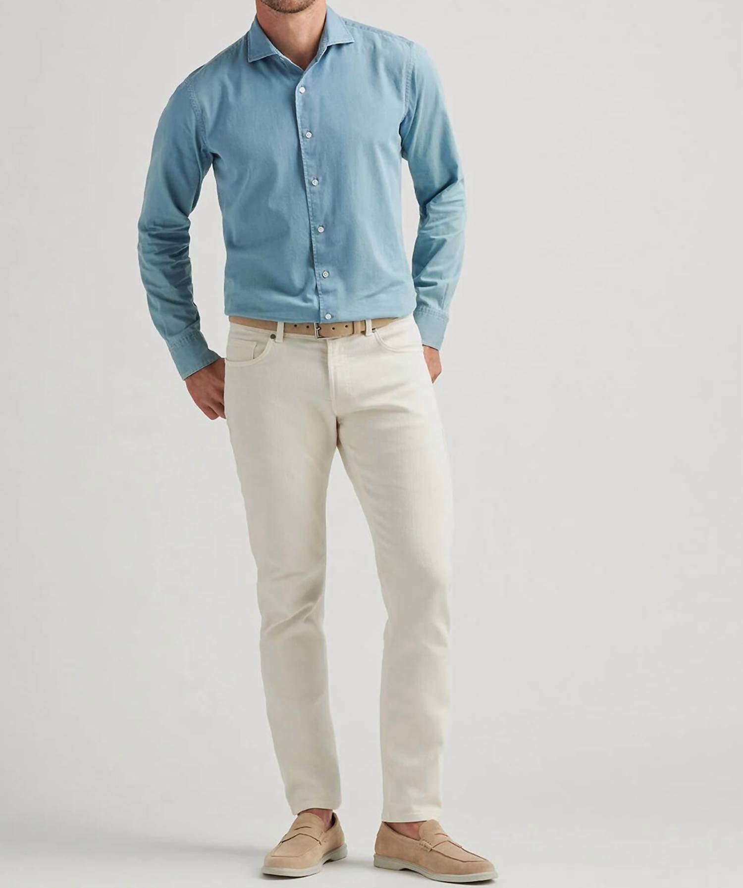 Peter Millar - Fairfield Garment Dyed Denim Trouser