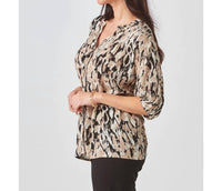 Charlie Paige - Button Front Print Shirt