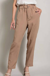 Ee:Some - Banded Straight Pants