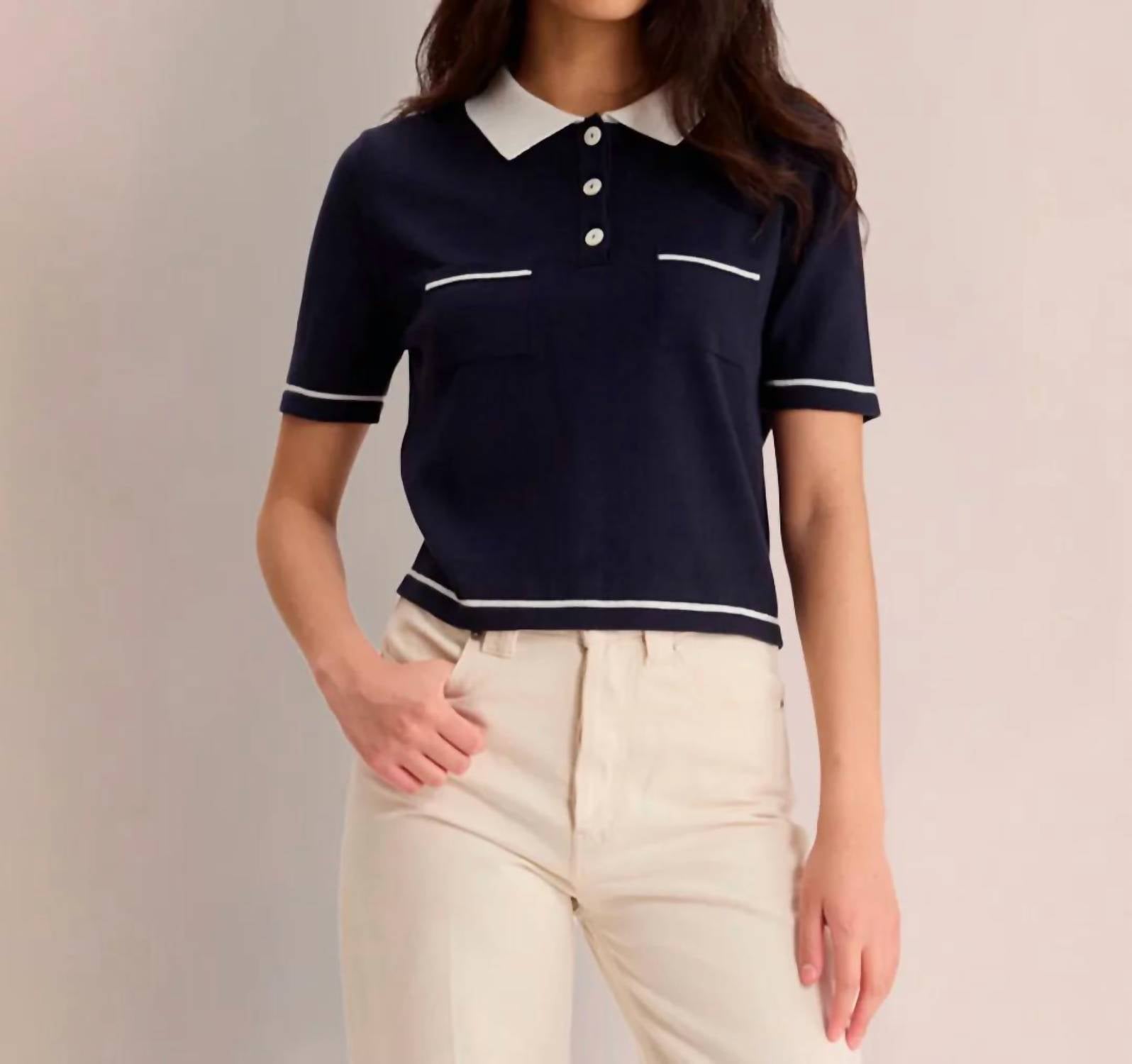 Ines De La Fressange - Fran Polo Top