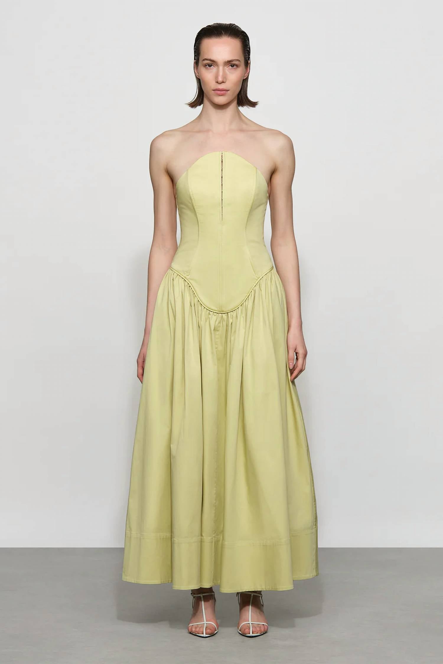 Et Ochs - Camille Strapless Midi Dress
