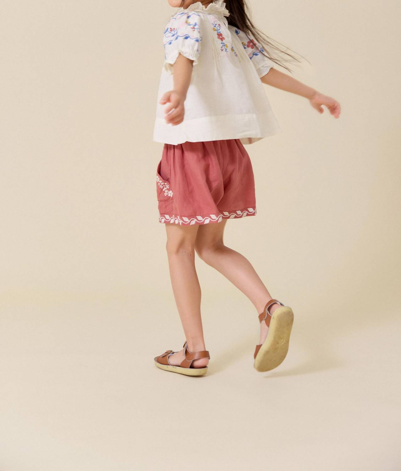 Lali - Girl's Luna Top And Paperbag Shorts