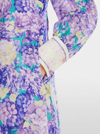 Marc Cain - Floral Print Short Shirt Dress
