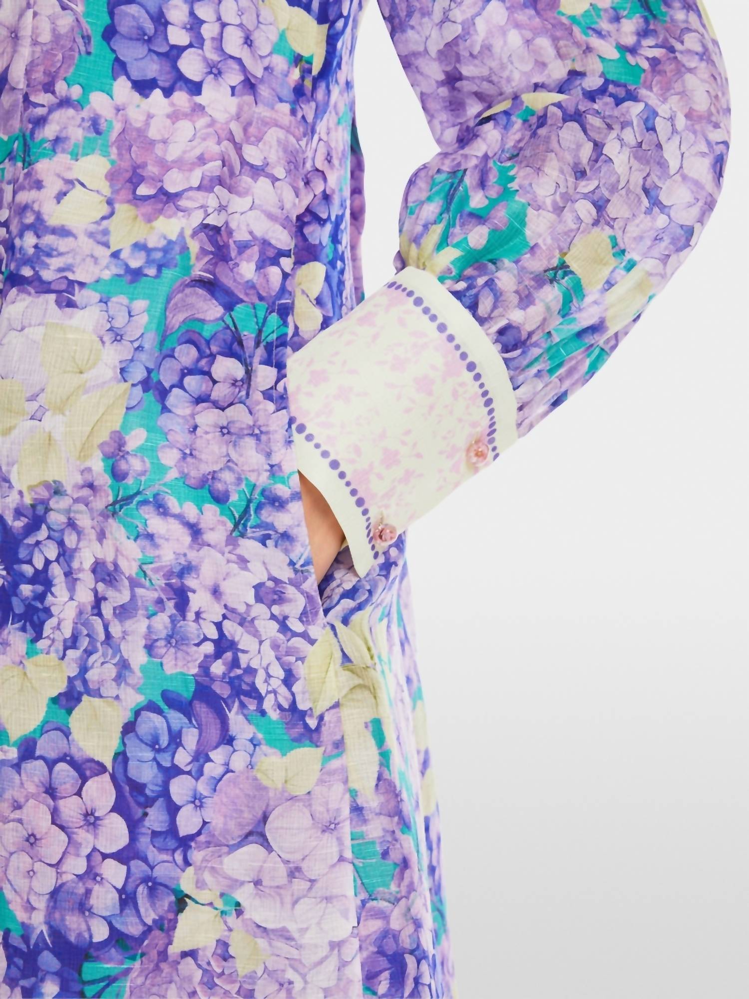 Marc Cain - Floral Print Short Shirt Dress