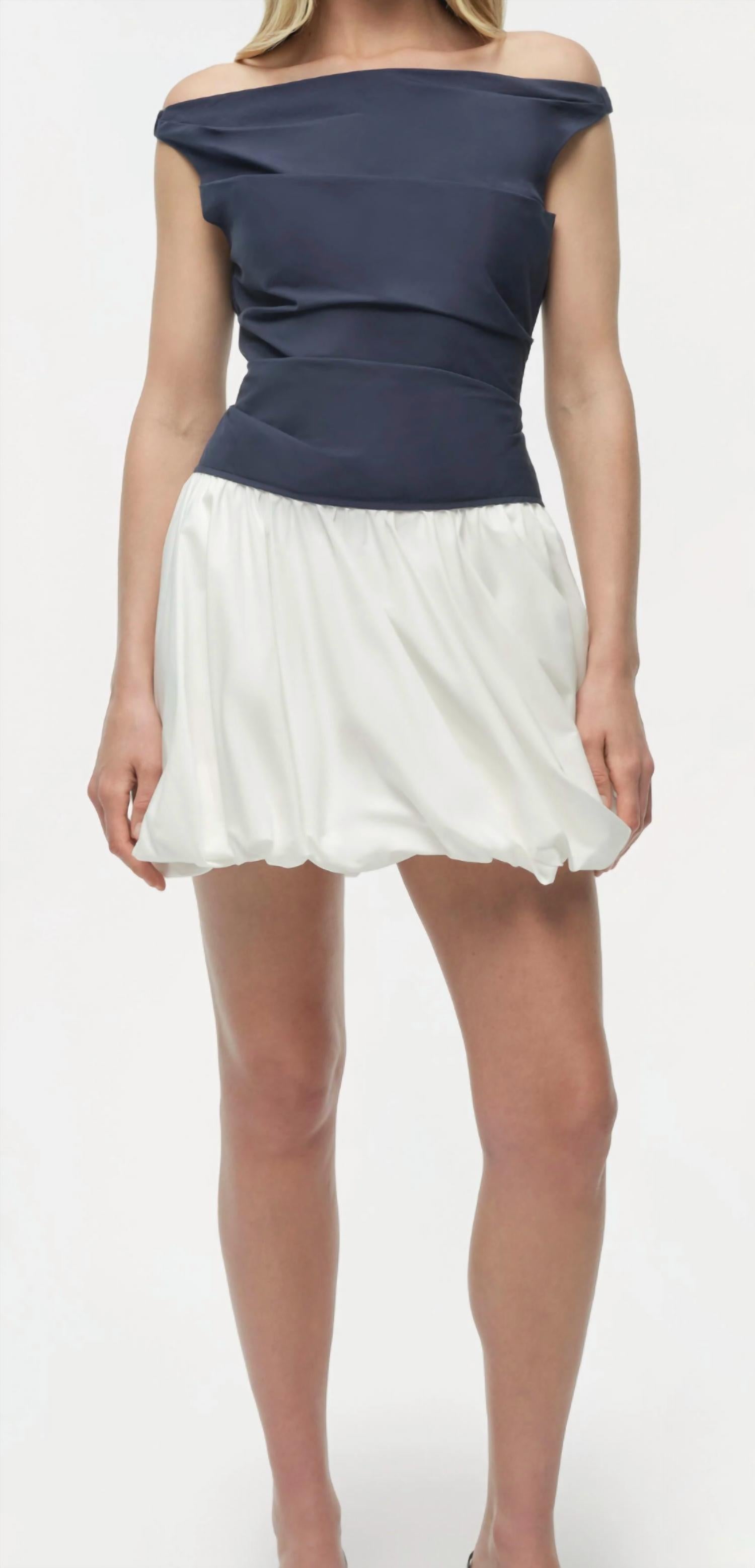 Simkhai - Salina Cotton Bubble Mini Dress