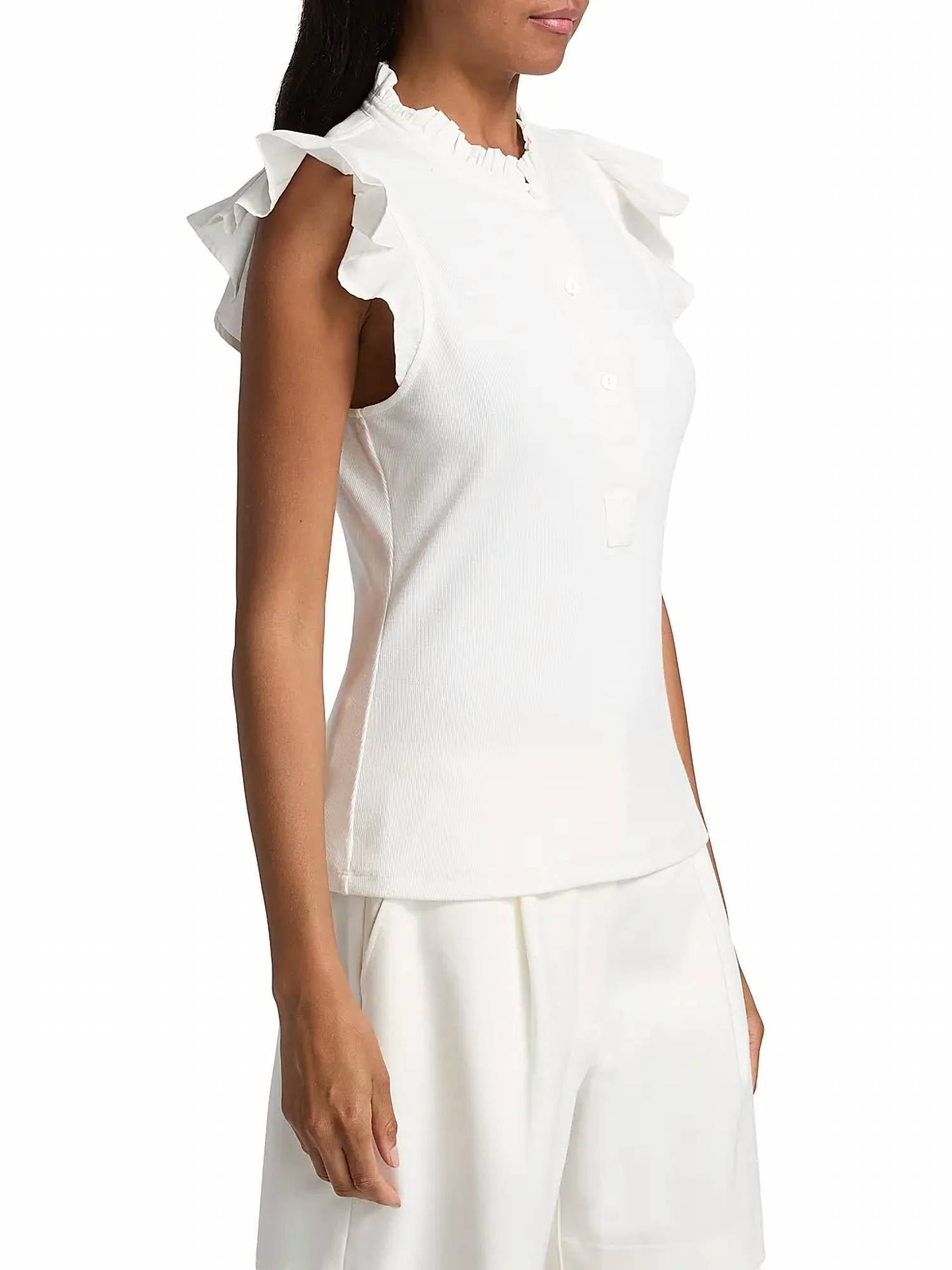 Ramy Brook - Monroe Flutter Sleeve Top