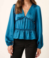 Mittoshop - Teal Tier Blouse