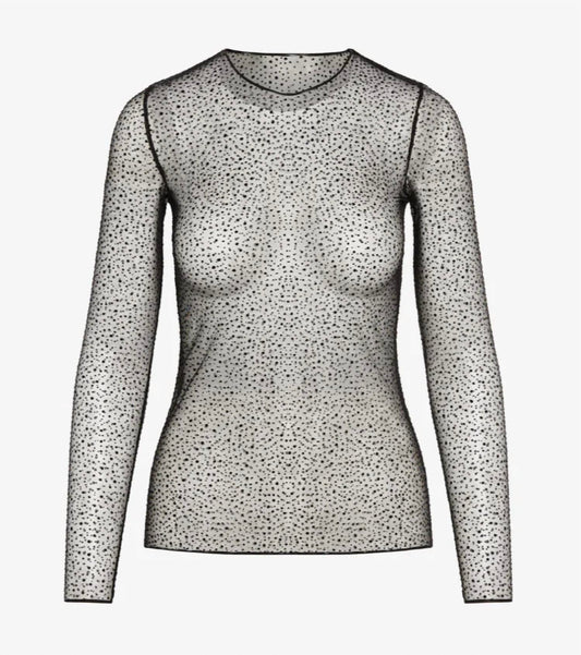 Commando - Mesh Long Sleeve Top