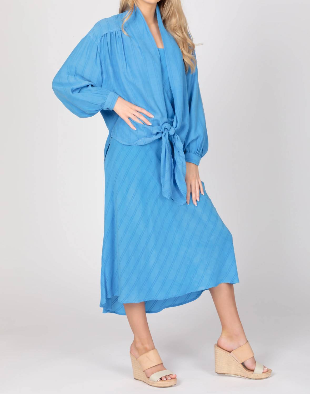 Maven West - Front Tie Shawl