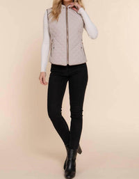 Active Usa - Quilted Zip Up Vest