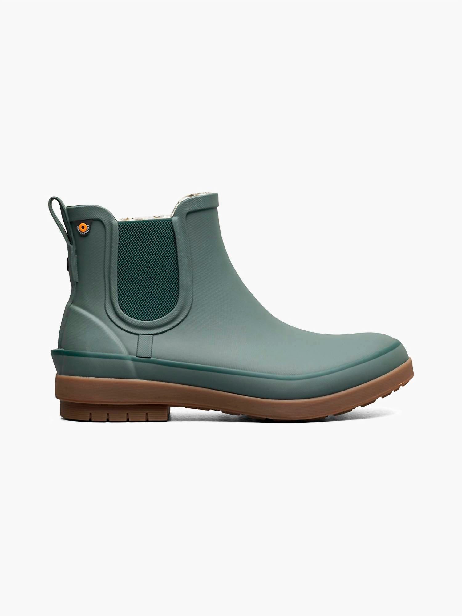 BOGS Women's Amanda Slip On Rain Boots in spruce - women's shoe