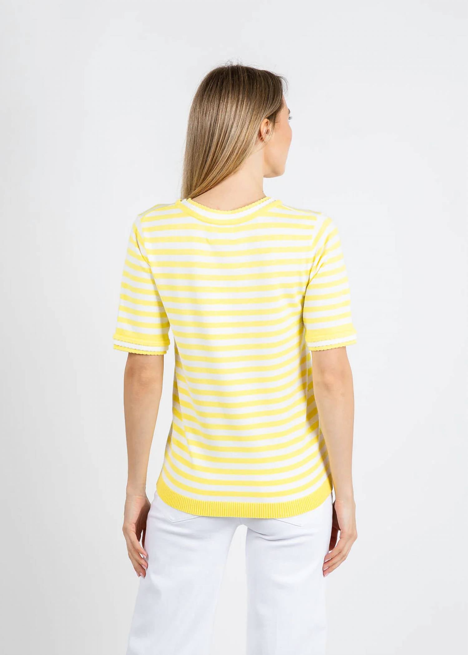 Leo & Ugo - Athena Crewneck Stripes Sweater