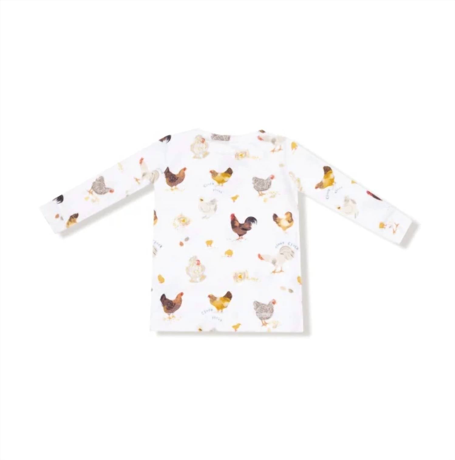 Angel Dear - Kids' Chickens Pajama Set