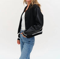 Six/Fifty - Remi Faux Shearling Bomber Jacket